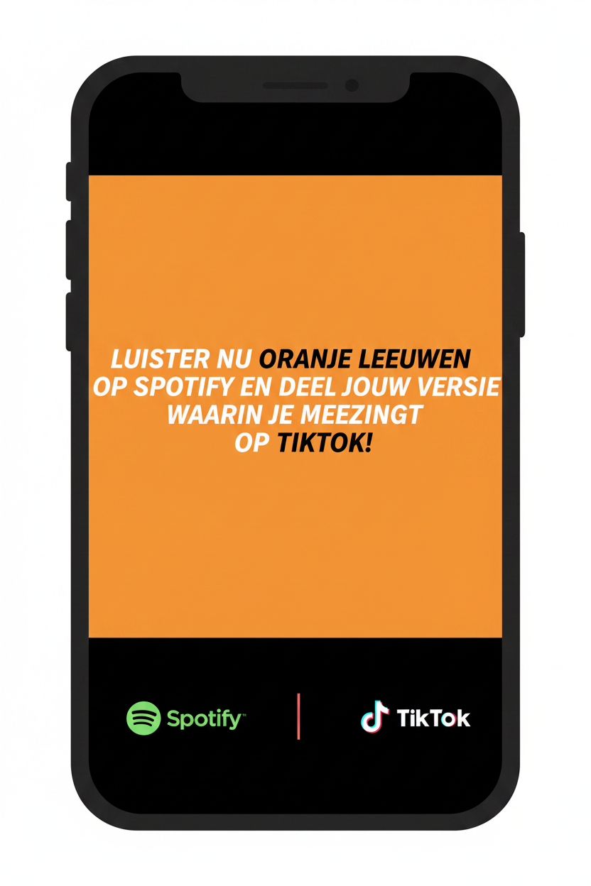 Oranje Leeuwen banner mobiel